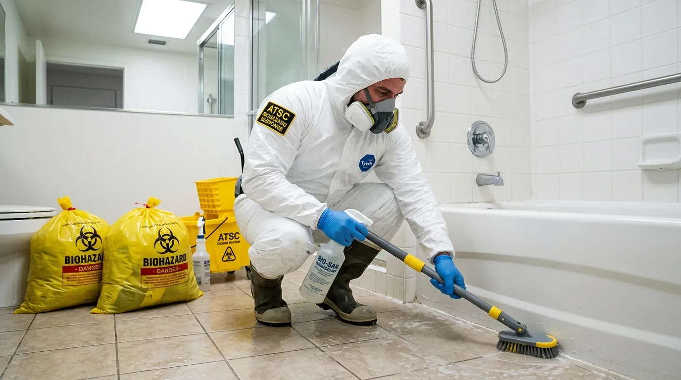Decontamination equipment deployed for Blood Cleanup in DeSoto